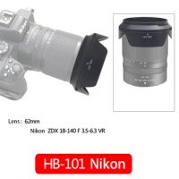 62mm Nikon HB-101 Hood Nikon Z DX 18-140mm Lens Z7II Z6II Z5 Z9 Z7 Z6 ZFC Micro Single Camera Accessories