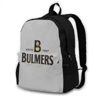Bulmers Cider Fashion Travel Laptop School Backpack Bag Bulmers Drink Yellow Cap Cap Bulmers Cider