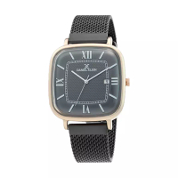 Daniel Klein Jam Tangan Pria Daniel Klein Exclusive DK12336-4 Men Black Dial Black Mesh Strap