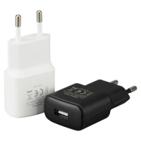 100pcsCertified 1A EU USB Charger Mobile Phone EU Charger Plug Travel Wall Charger Adapter For iPhone iPad Samsung Xiaomi Huawei