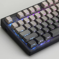 FL·ESPORTS MK870 Gaming Mechanical Keyboard 87-Key Side Engraved Keycaps Hot-Swappable RGB Backlit Customize Keyboard for Gamer