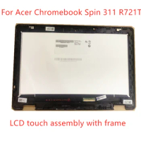 11.6 Inch B116XAB01.4 For Acer Chromebook Spin 311 R721T LCD Touch Screen HD 1366*768 40Pins Display Digitizer Assembly