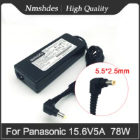 NMSHDES 78W Laptop AC Adapter For Panasonic ToughBook CF-30 CF30 CF-51 CF-AA1653A 15.6V 5A Notebook Charger Power Supply