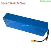 E-bike battery 48v 20ah 48v 1000w lithium battery 750w 1200w electric bike battery 48v 20ah high drain BMS + charger