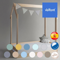 西班牙Velfont 有機棉2合1防水保潔床包 嬰兒床(70X140公分 - 全年適用)