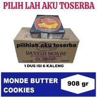 Biskuit Monde BUTTER COOKIES KALENG Besar 908 GR - ( HARGA 1 DUS )