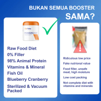 welcomeTOVitaFeline PowerBarf Raw Meal Booster Powder Kibble Topper Protein For Cat Kucing Gemuk Bul