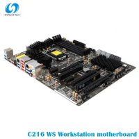 For ASRock C216 WS LGA1155 Pin DDR3 Workstation Motherboard Fully Tested