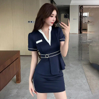 Foot Bath Foot Massage Technician Workwear Women's Slim Fit Elegant Sexy Beautician Sauna Massage Un