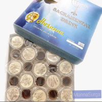 Hosti + Anggur Perjamuan Kudus isi 50 pcs