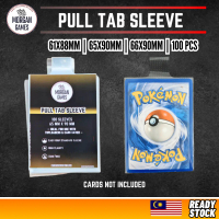 【Morgan Games】[Sedia Stok] Sarung Pull Tab 100pcs | Sarung TCG Standard Mudah Dicabut untuk Toploade