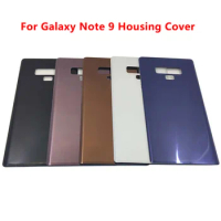 Note9 Battery back Cover For Samsung Galaxy Note 9 Glass Housing Cover Door Rear Panel Replacement With Adhesive sticker