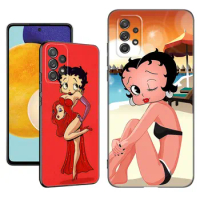 Sexy B-Betty Boop Girls Phone Case For Samsung A13 A22 A24 A32 A23 A25 A34 A35 A52S A53 A54 A55 A73 A12 A14 A15 A31 A33 A50 A51