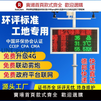 【高品質超低價】工地揚塵監測系統噪聲噪音環境在線監測pm2.5 pm10揚塵檢測儀自動
