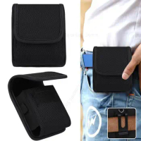 For Motorola Razr 40 Ultra 5G Oxford Cloth Phone Pouch Flip Case For Moto Razr 2023 gen 4 3 2 Razr 5G Cover Belt Clip Waist Bag