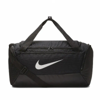 【NIKE 耐吉】包包 Brasilia 男女 黑 行李袋 健身包 大勾 大容量 夾層 手提 肩背包(BA5957-010)