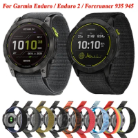 26 22mm Sport Nylon Strap Wrist For Garmin Enduro 2 /Fenix 7 7X 6X 6 Pro 5X Plus/945/935/EPIX Mk1 Mk2 Mk2i Smart Watch Wristband