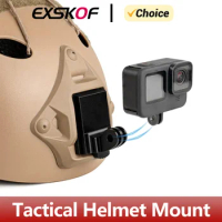 Aluminum Tactical Helmet Mount Metal Base for GoPro Hero 12 11 10 9 8 5 Insta360 ONE R X2 X3 DJI Osmo Action Camera Accessories