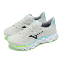 Mizuno 慢跑鞋 Wave Sky 8 男鞋 超寬楦 灰黑 緩衝  回彈 平織網布 運動鞋 美津濃 J1GC2411-56