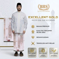 Sarung BHS Excellent Super Gold Motif E58 JGR SJ Cream