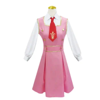 2024 Nunnally Vi Britannia Cosplay Costume Anime Code Cosplay Geass Pink Lolita Dress