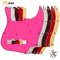 Fei Man - Custom Pickguards, 4 String For Fender MIJ, Japan, Jazz Bass, JB Guitar, Scratch Plate, 11 Screws