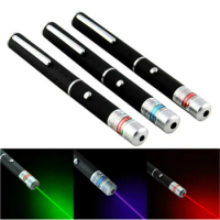 Green/Red/Purple Laser Pointer Visible Light Laser Point 3 Colors Powerful Laser Pointer Suitable For Lectures And Conferences