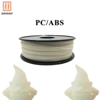 PC/ABS Filament ZOVGOV 1.75mm Industrial 3D Printing Extruder Natural Fila Two Polymers FDM