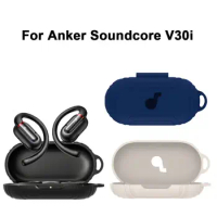 For Anker Soundcore V30i Case Shockproof Silicone Earphone Cover Solid Color Headphone Accessories