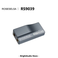 ROSESELSA RS9039 Portable USB DAC AMP Headphone Amplifier ES9039Q2M Chip Type-C / Lightning to 3.5mm 4.4mm Output DSD256 hidizs