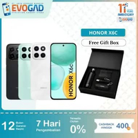 Honor X6C 6/256GB NFC MediaTek Helio G81 Ultra, 5300mAh 35W | Garansi Resmi Honor Indonesia 1 Tahun 