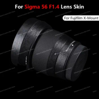 Mebont Camera Lens Skin For Sigma 56mm F1.4 DC DN(For Fujifilm X-Mount) Anti-Scratch Protective Sticker Wrap Skin Green Film