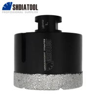 SHDIATOOL 1pc Diamond Drilling Core Bits M14 Thread Dia76mm For Tile Ceramic Granite Hole Saw Crown Angle Grinder Drill Marble
