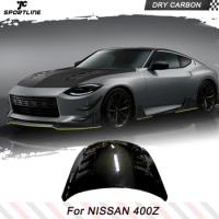 Dry Carbon Fiber Car Engine Hood Bonnet For Nissan 400Z RZ34 2023 Engine Cover Protective Guard Auto Parts