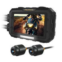 【Polaroid 寶麗萊】Pernis 蜂鷹MS298WG 雙鏡EIS防抖 HDR夜視 wifi機車行車記錄器(送64G記憶卡)
