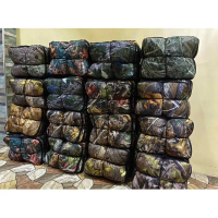 Gantung Duyan Tentera, 7 kaki, dengan Jaring, Penghantaran Percuma, Didatangkan dengan Tali Percuma