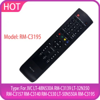 Remote Control RM-C3195 For JVC HDTV LT-48N530A RM-C3139 LT-32N350 RM-C3157 RM-C3140 RM-C530 LT-50N550A