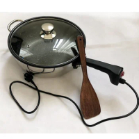 Stainless Steel Electric Wok 30cm 32cm 34cm 36cm Chinese Wok Frying Pan Non-Stick Water Proof Electric Wok