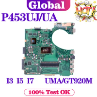 KEFU Notebook Mainboard For ASUS P453UJ PRO453U PE453U PX453U P453UA P453U Laptop Motherboard i3 i5 i7 6th Gen GT920M/UMA