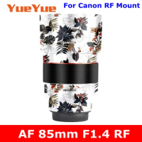 For Samyang AF 85mm F1.4 RF (For Canon RF Mount) Anti-Scratch Camera Lens Sticker Coat Wrap Protective Film Body Protector Skin