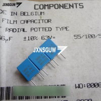 20PCS NEW Original PH BC MKT370 0.56UF63V P5MM Film capacitor 564/63V Electrolytic Capacitor MKT 370 0.56UF 63V 560N 564