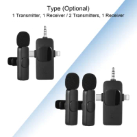 3-in-1 Wireless Collar Clip Microphone Clip-on Microphone Mic Transmitter and Receiver Portable Rechargeable Microphone System
