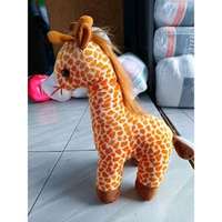 Boneka jerapah ukuran 40 cm bahan halus dan lembut boneka jerapah 40 cm