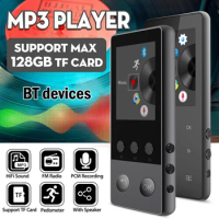 2024 New MP3 Player Mini Walkman 1.8-inch Bluetooth MP3 Music Player Built in Speaker with FM Speaker E-book Recorder MP4 Player