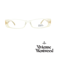 【Vivienne Westwood】光學鏡框斑紋英倫風-象牙白-VW163 02(象牙白-VW163 02)