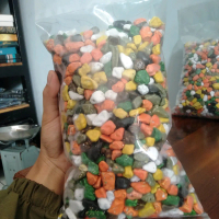 coklat kerikil/coklat batu/coklat arab