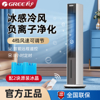 【輕顏設計】格力空調扇家用客廳冷風扇水冷扇遙控落地扇負離子凈化KS-06X71Dg-益三禾