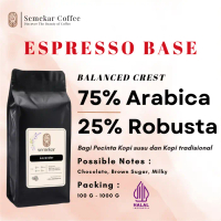 Semekar Coffee - Biji Kopi Espresso Base 75% Arabica 25% Robusta Lavender House Blend Roasted Beans