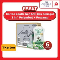 1 Karton Gentle Gen Anti Bau Keringat 3in1 Pelembut + Pewangi