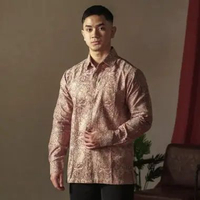 Mazen - Mandalas Kemeja Batik Pria Premium Lengan Panjang M